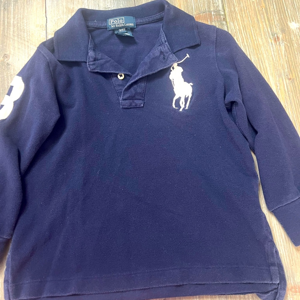 Toddler polo long sleeve